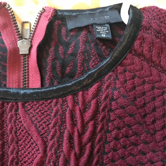 Joes Jeans Burgundy mini dress - Picture 4 of 4